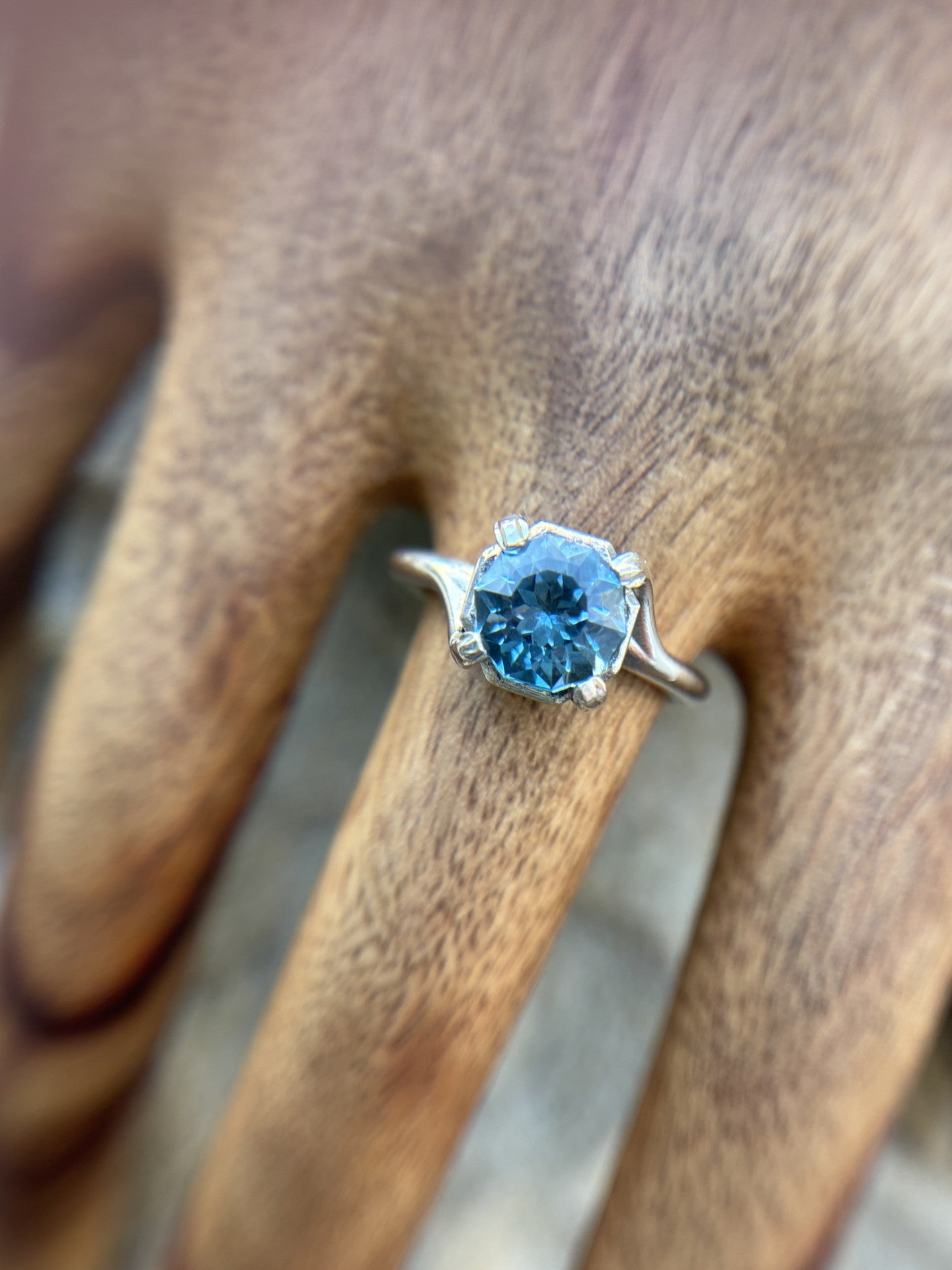 2 ct London Blue Topaz Ring