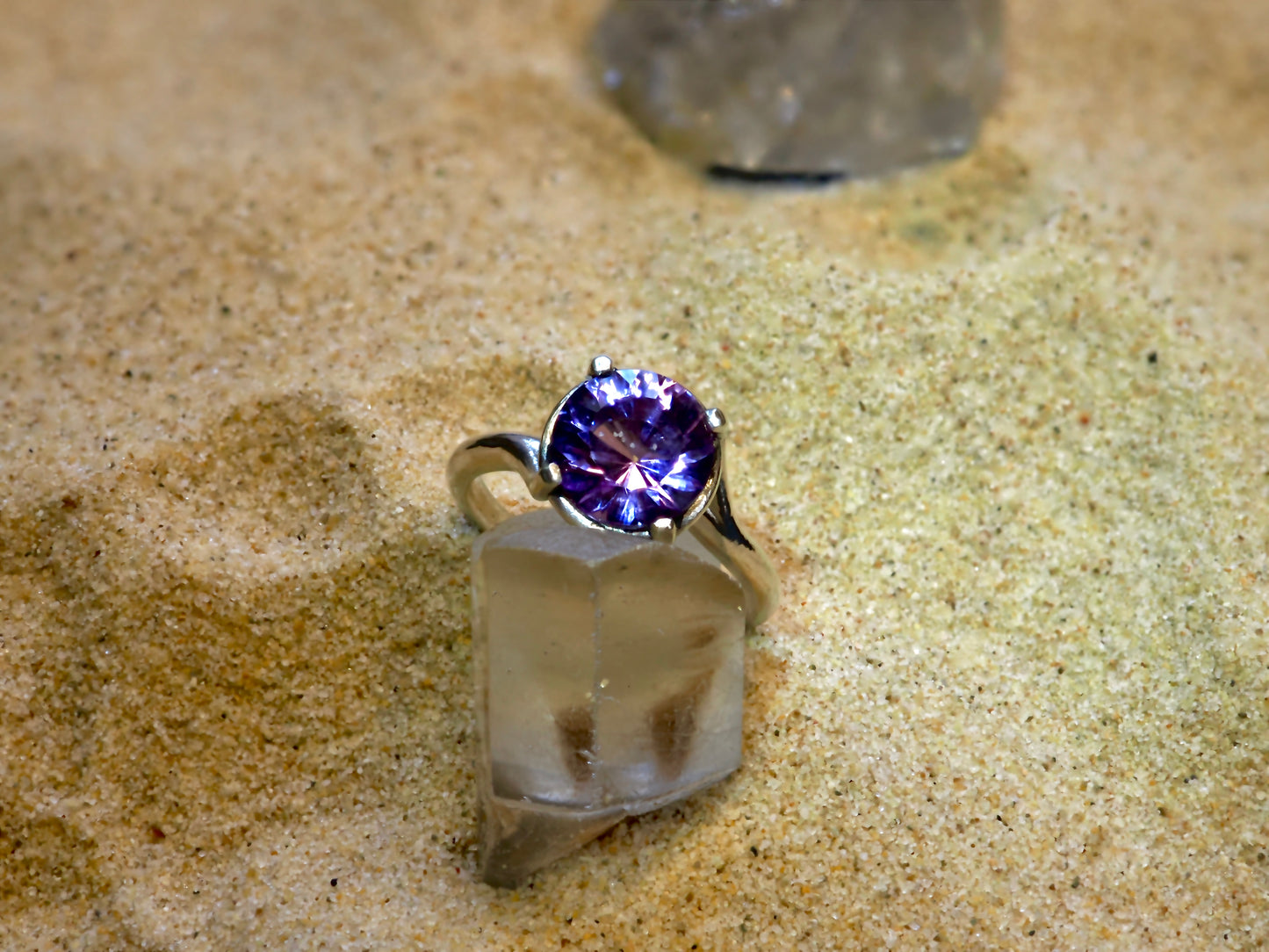 "Duneforge" Amethyst Ring