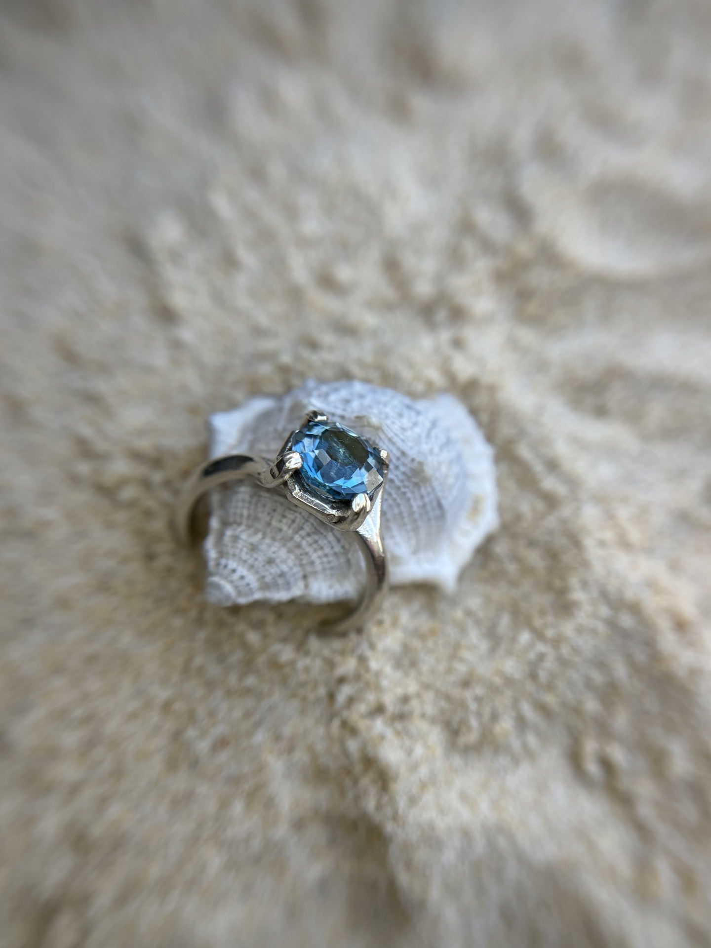 2 ct London Blue Topaz Ring