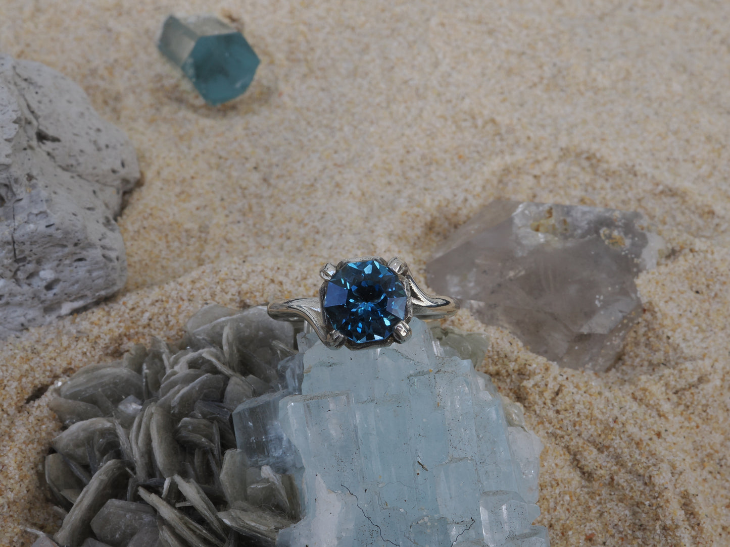 2 ct London Blue Topaz Ring