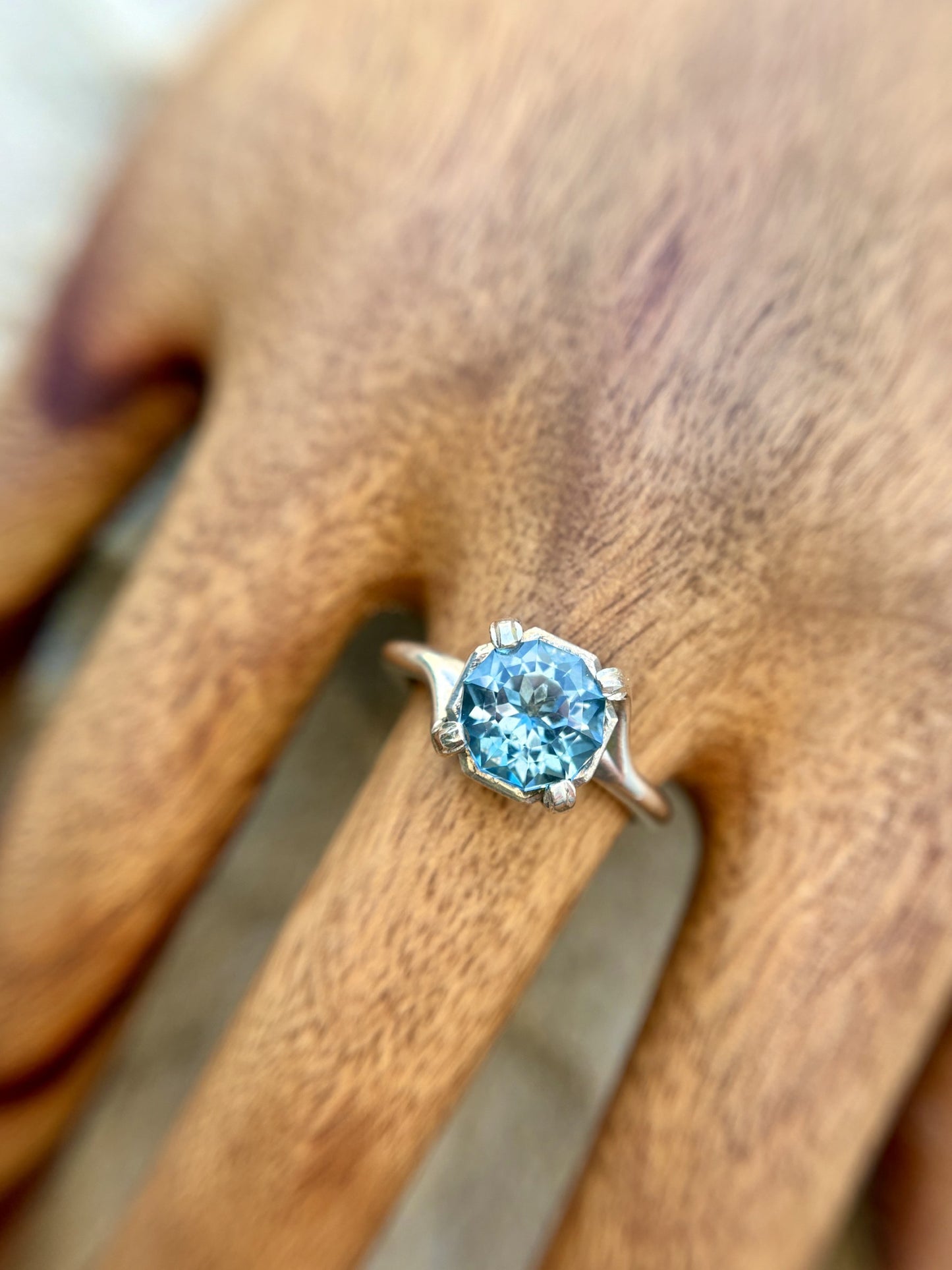 2 ct London Blue Topaz Ring